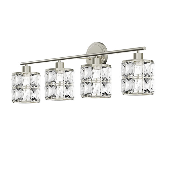 MINICOSS Bathroom Vanity Light, 4Light Bathroom Light Fixtures